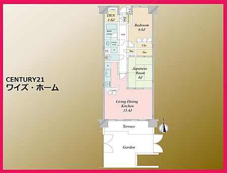【間取り図】2SLDK