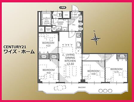 【間取り図】4LDK