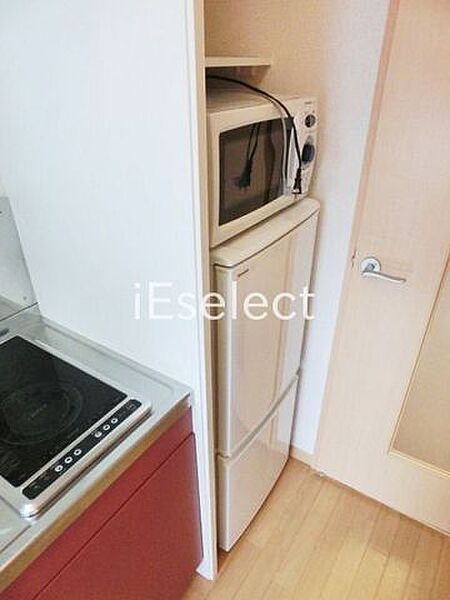 画像16:冷蔵庫と電子レンジ