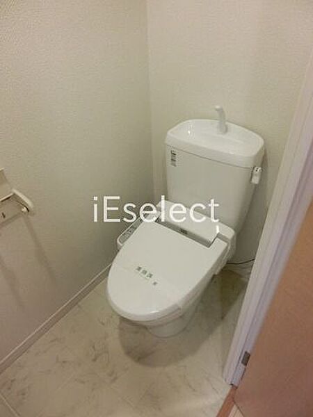 画像10:ウォシュレット付きのトイレ。