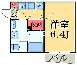 アフェット稲毛7  ｜ 千葉県千葉市稲毛区小仲台７丁目（賃貸アパート1K・3階・20.29㎡） その2