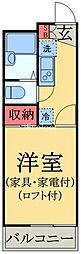 レオパレスペリフェレイア 1Kの間取図画像