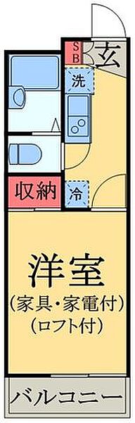 ＬＰ竹山弐番館 ｜千葉県千葉市中央区末広４丁目(賃貸マンション1K・3階・19.87㎡)の写真 その2