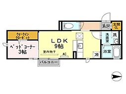 間取図画像 1LDK