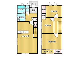 スウェート(東棟) 3LDKの間取図画像