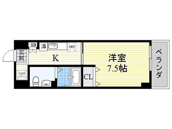 DO-Z ｜大阪府大阪市淀川区木川東３丁目(賃貸マンション1K・4階・25.50㎡)の写真 その2