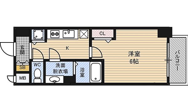 プレサンス新大阪コアシティ ｜大阪府大阪市淀川区西中島４丁目(賃貸マンション1K・12階・21.60㎡)の写真 その2