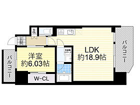 大阪府大阪市淀川区宮原１丁目（賃貸マンション1LDK・11階・56.56㎡） その2