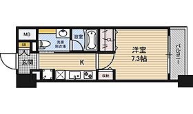 セレッソコートリバーサイドOSAKA 1005 ｜ 大阪府大阪市淀川区十三東１丁目20番11号（賃貸マンション1K・10階・24.62㎡） その2