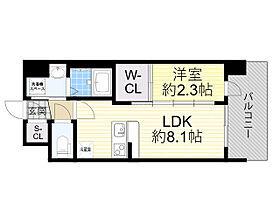 セレニテ十三ミラク  ｜ 大阪府大阪市淀川区十三本町２丁目4番14号（賃貸マンション1LDK・6階・28.10㎡） その2