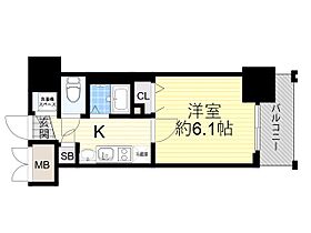 プレサンス新大阪クレスタ  ｜ 大阪府大阪市淀川区東三国５丁目2番17号（賃貸マンション1R・9階・21.46㎡） その2