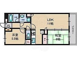 リッツ新大阪南 2階