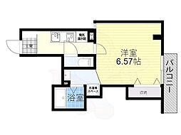 みおつくし十三 3階1Kの間取り