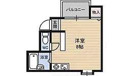 オンセカーサ ワンルームの間取図画像