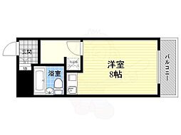 ライオンズマンション新大阪第3 1Kの間取図画像