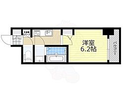 スプランディッド5 1Kの間取図画像