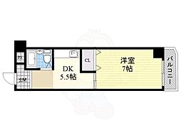 ライトハイツ 1DKの間取図画像