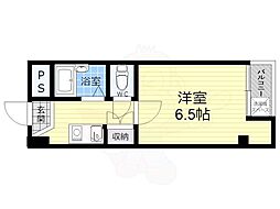 リバーサイド柴島 1Kの間取図画像