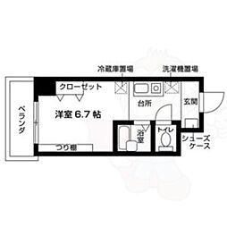 キャッスル北沢新大阪 6階/-