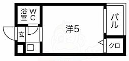 JPアパートメント東淀川2 ワンルームの間取図画像
