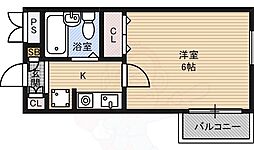 エス・アイウィング ワンルームの間取図画像