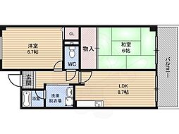 パレ上新庄 2階