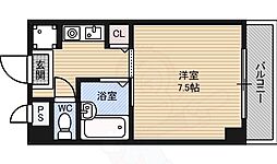 第15東昌ハイツ 1Kの間取図画像