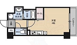 ICube上新庄 ワンルームの間取図画像
