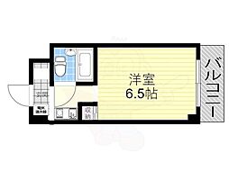 サバーブシティ・13 1Kの間取図画像