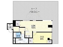 フローラルセントランド 1LDKの間取図画像