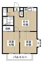 エステートピアさいとう  ｜ 東京都八王子市東中野1482（賃貸アパート2DK・2階・37.26㎡） その2