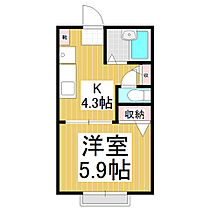 フレグランスハーモニー  ｜ 長野県飯田市鼎東鼎（賃貸アパート1K・1階・24.71㎡） その2