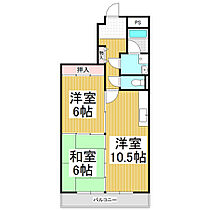 アヴェニール白山  ｜ 長野県飯田市白山町3丁目（賃貸マンション2LDK・1階・51.97㎡） その2