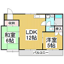 ハイツオネシス  ｜ 長野県飯田市宮ノ上（賃貸マンション2LDK・1階・44.50㎡） その2