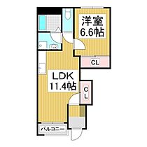 ガーデンハウス荒神前Ａ  ｜ 長野県下伊那郡高森町下市田（賃貸アパート1LDK・1階・44.53㎡） その2