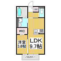 Riverain北  ｜ 長野県飯田市上郷別府（賃貸アパート1LDK・2階・34.55㎡） その2