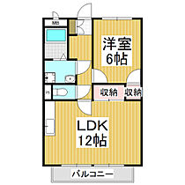 Surplus　Twoパーシモン  ｜ 長野県飯田市鼎下山（賃貸アパート1LDK・1階・44.72㎡） その2