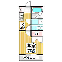 レジデンスハシバ  ｜ 長野県飯田市松尾代田（賃貸マンション1K・3階・22.68㎡） その2