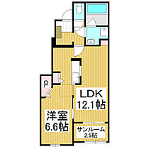 長野県駒ヶ根市赤穂（賃貸アパート1LDK・1階・50.07㎡） その2