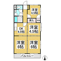 物件の間取り