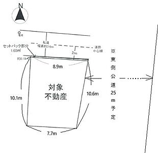 区画図：概略図につき現況が優先します