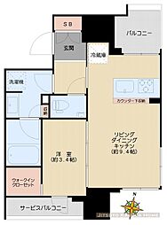 間取図画像 1LDK