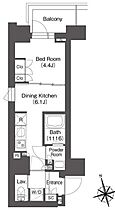 東京都台東区駒形１丁目6-10（賃貸マンション1DK・12階・28.37㎡） その2