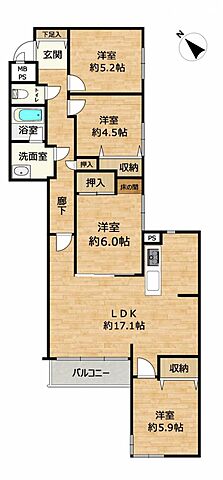 間取り オリンピア月寒公園弐番館 3階/-