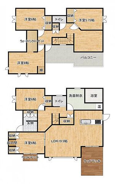 間取りを拡大表示
