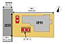 その他：【区画図】普通車2台駐車可能の2LDK平家のおうちです。カーポートがあるのも便利ですね。