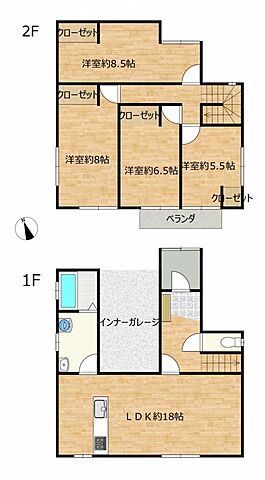 間取り 青森市けやき1丁目5-13