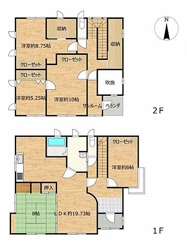 間取り 青森市小柳1丁目8-18