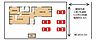 その他：【区画図】駐車スペースは5台分確保。複数台お車を所有されている方にもおすすめです。