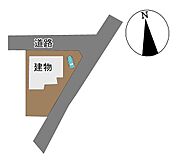【5月31日まで期間限定現況販売中】道路幅4m。駐車場間口約5.3m。